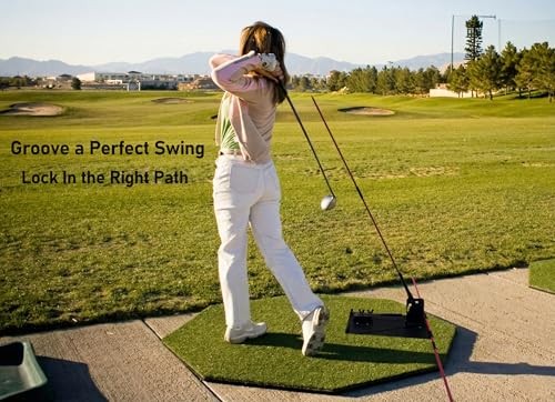 Golf Alignment Sticks and Angle Holder Set with Two Angle Holders, Works black