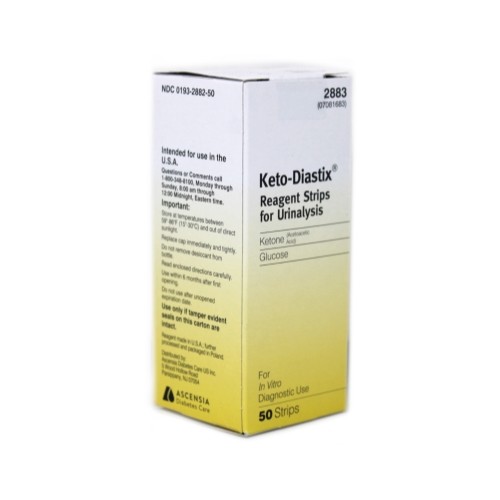 2 Pack Keto Diastix Reagent Strips 2883 50 Each