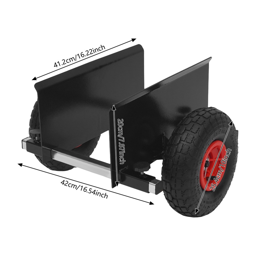 Heavy Duty Panel Dolly Panel Dolly with 10" Pneumatic Wheels 551lbs