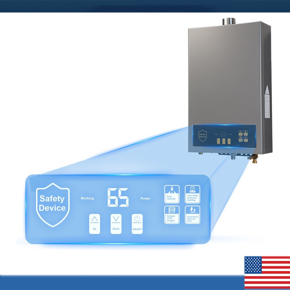 tankless water heater electric Water Temperature Monitoring 24KW AC 110V/ 60Hz