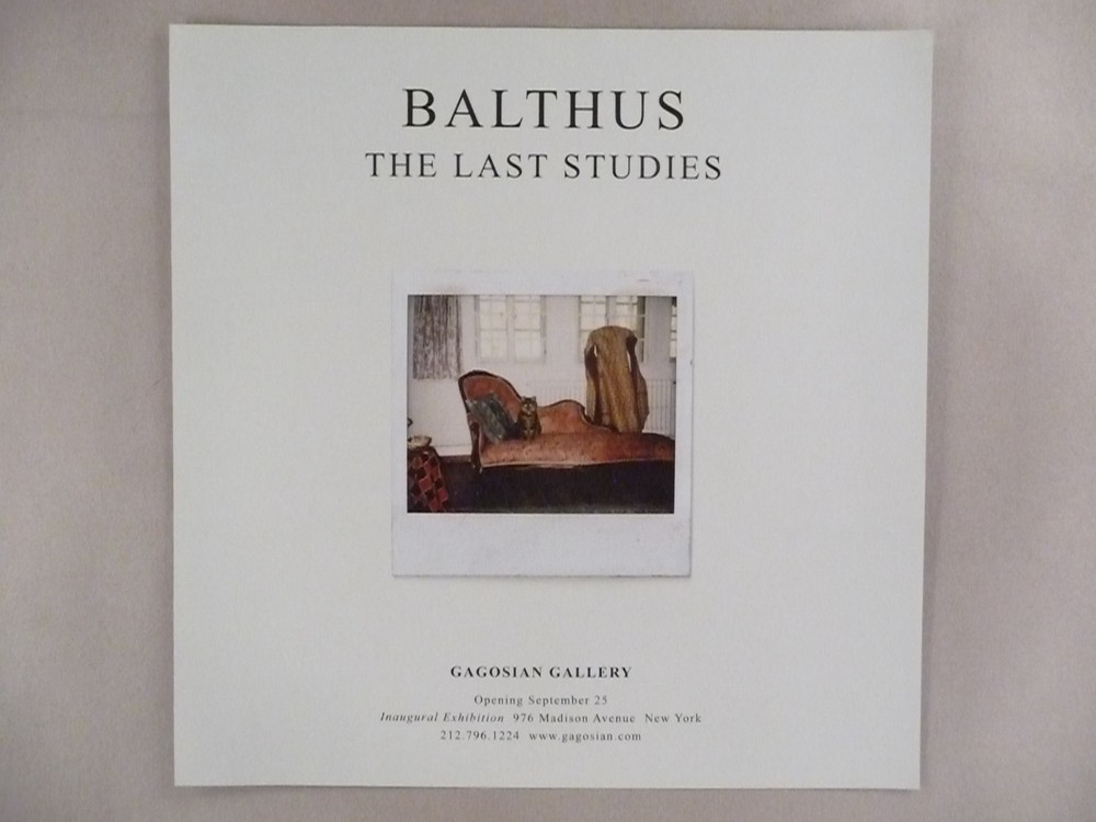Balthus MAGAZINE AD - 2013