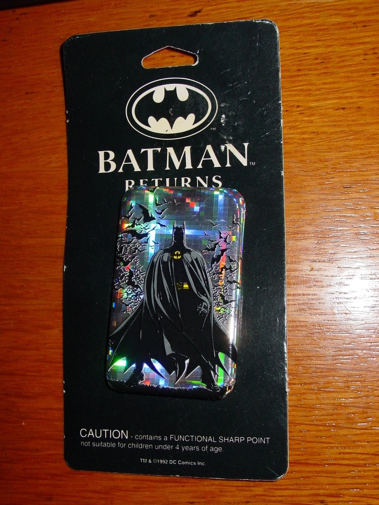 Vintage 1992 Batman Button dc comics