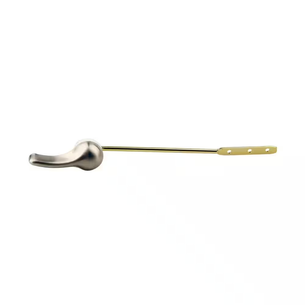 Front Mount Toilet Tank Lever in Brushed Nickel