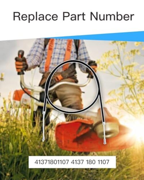 Throttle Control Cable D Loop Handle Fit for Stihl FS85 FS75 HT70 HT75