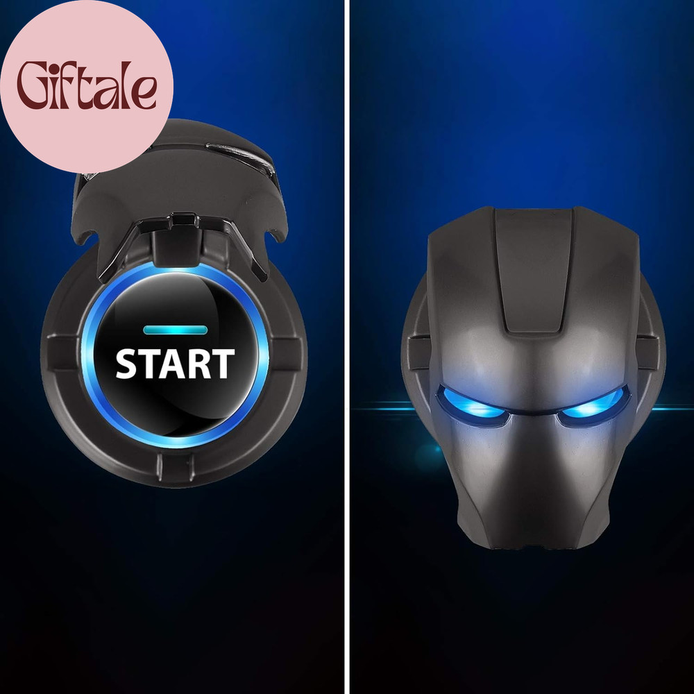 Car Engine Start Stop Button Cover Decorative Ring Push Start Button Ignition Pr