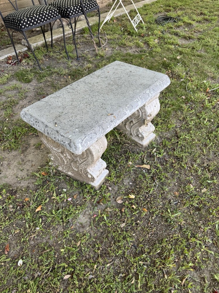 Garden Bench Italian Stone