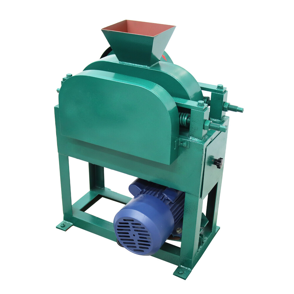 Double Roller Crushing Machine Broken Stone Rock Test Equipment Pulverizer 220V