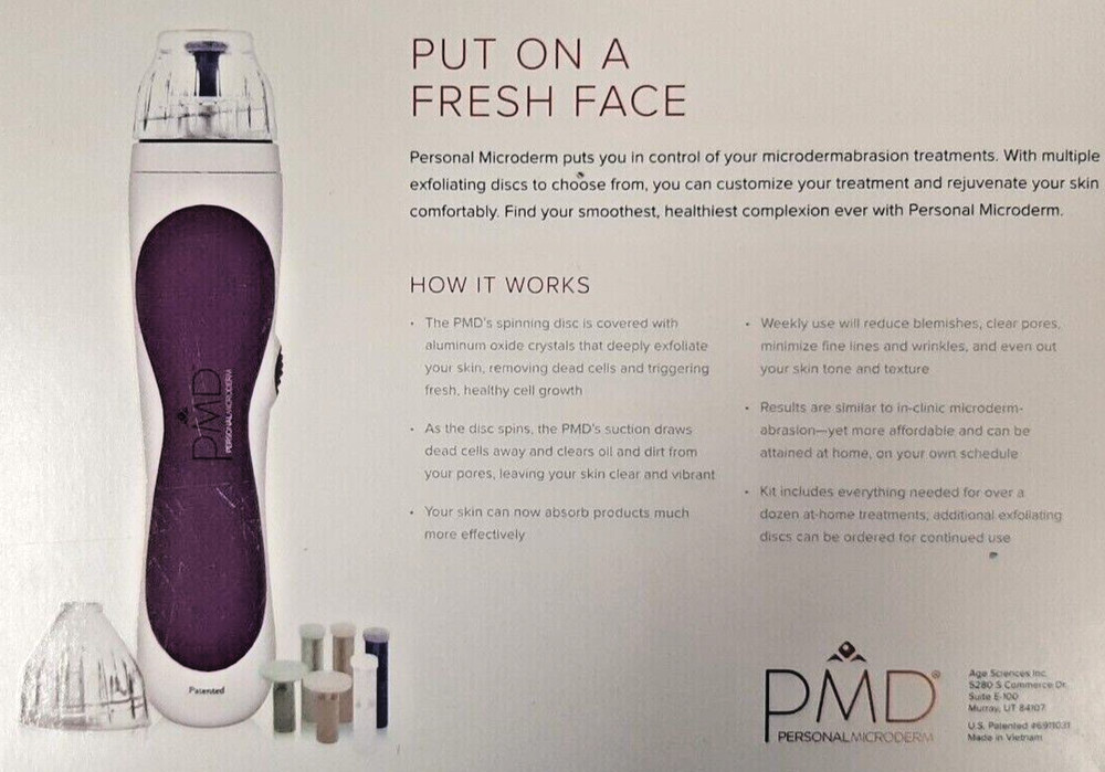 Personal Microderm Microdermabrasion Kit PMD