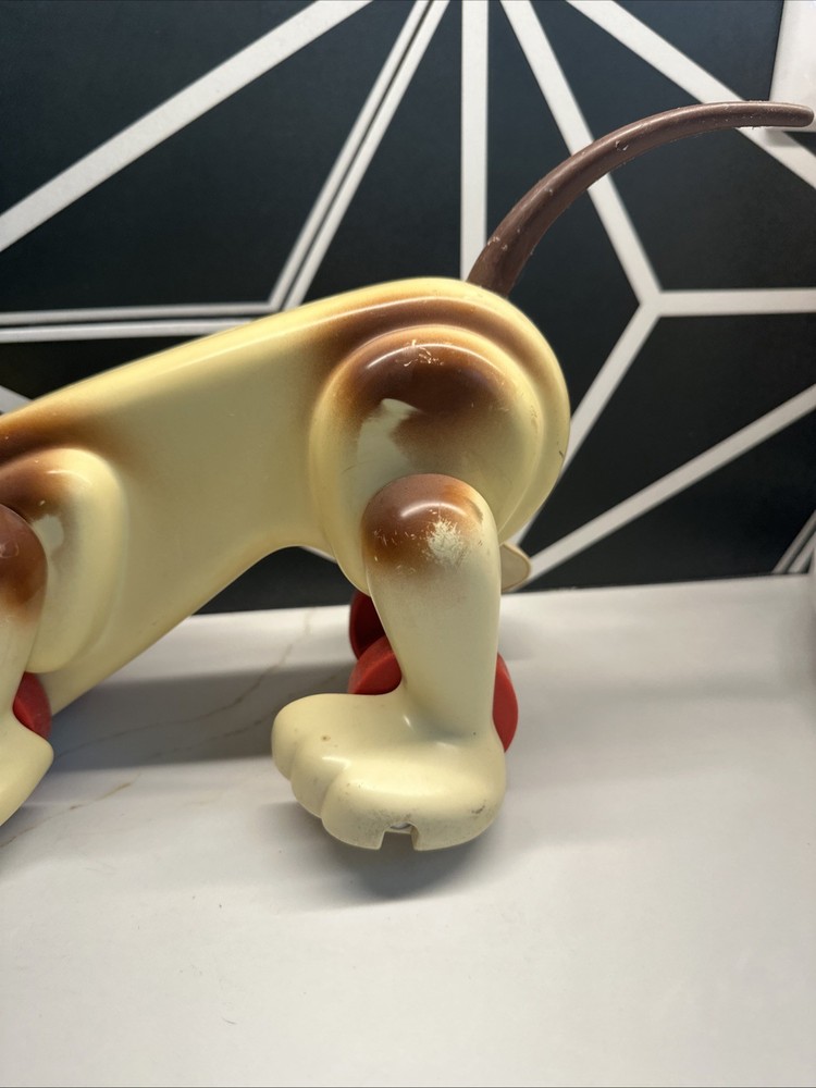 Vintage Hasbro Romper Room Digger the Hound Dog Pull String Toy