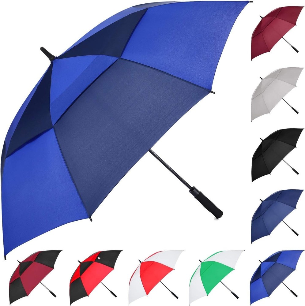 Extra Large Golf Umbrella, 54/62/68/72 Inch Automatic Open, Oversize Double C...