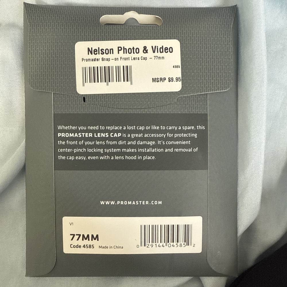 ProMaster Professional Lens Cap 77mm