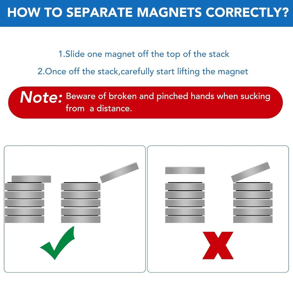 Neodymium Disc Magnets with Adhesive 12 Pack