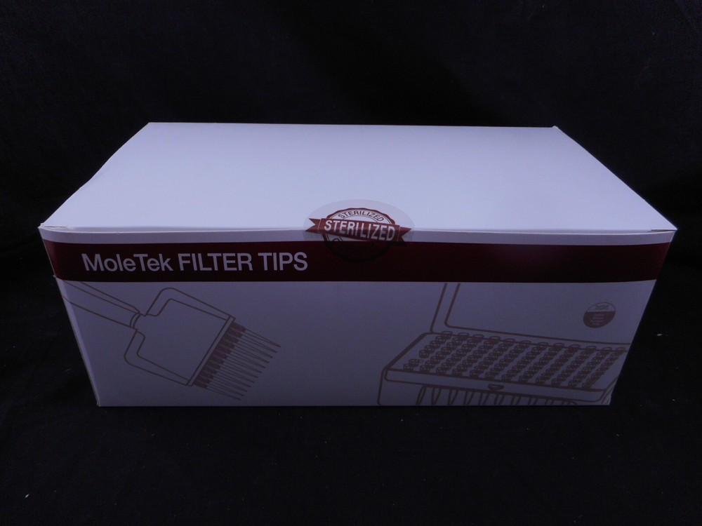 MOLETEK 20µL Universal Low Retention Filter Pipette Tips Sterile 4800/CS