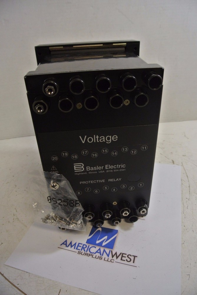 New Surplus BASLER Undervoltage Relay BE1-27 A3E E1K A0A1F BE127