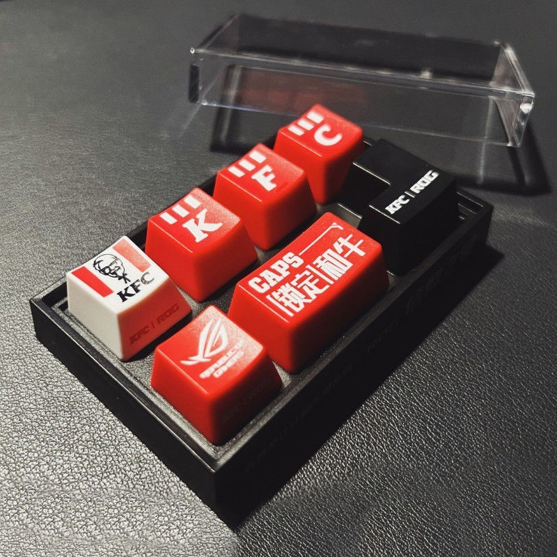 2025 KFC ROG Keyboard KeyCap Replace Completed Set 7 PCS NIP