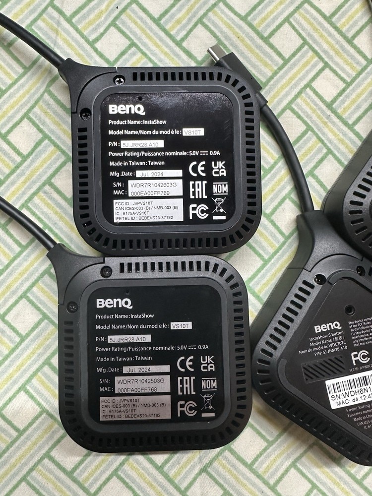 BenQ InstaShow Wireless Presentation System Bundle (Mixed Lot)