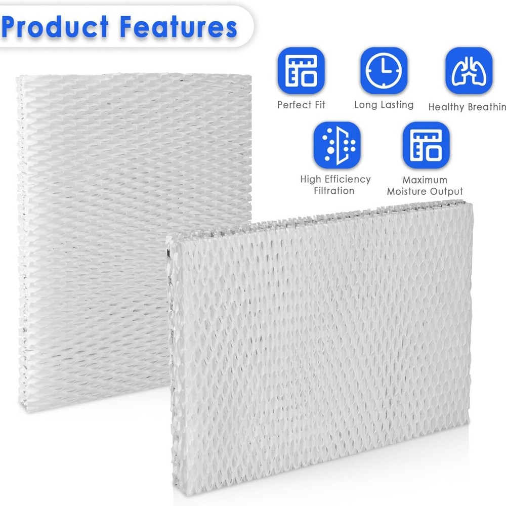 For Vornado Humidifier Wick Pad Replacement Filter 2 Pack for Model EV100 EV200