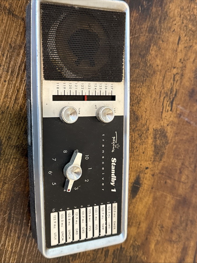 Regency Standby 1 Aviation Transceiver Untested