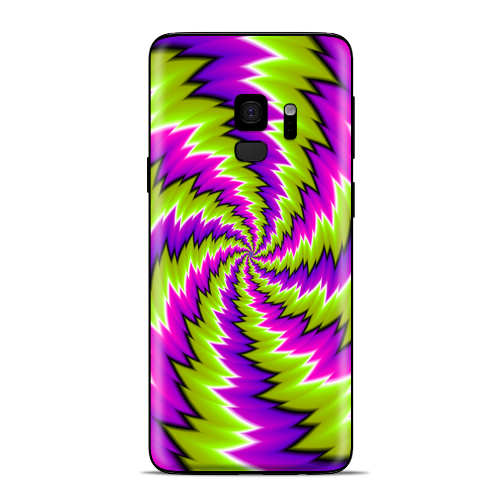 Samsung Galaxy S9 Skins Wrap - Psychedelic Moving Swirls