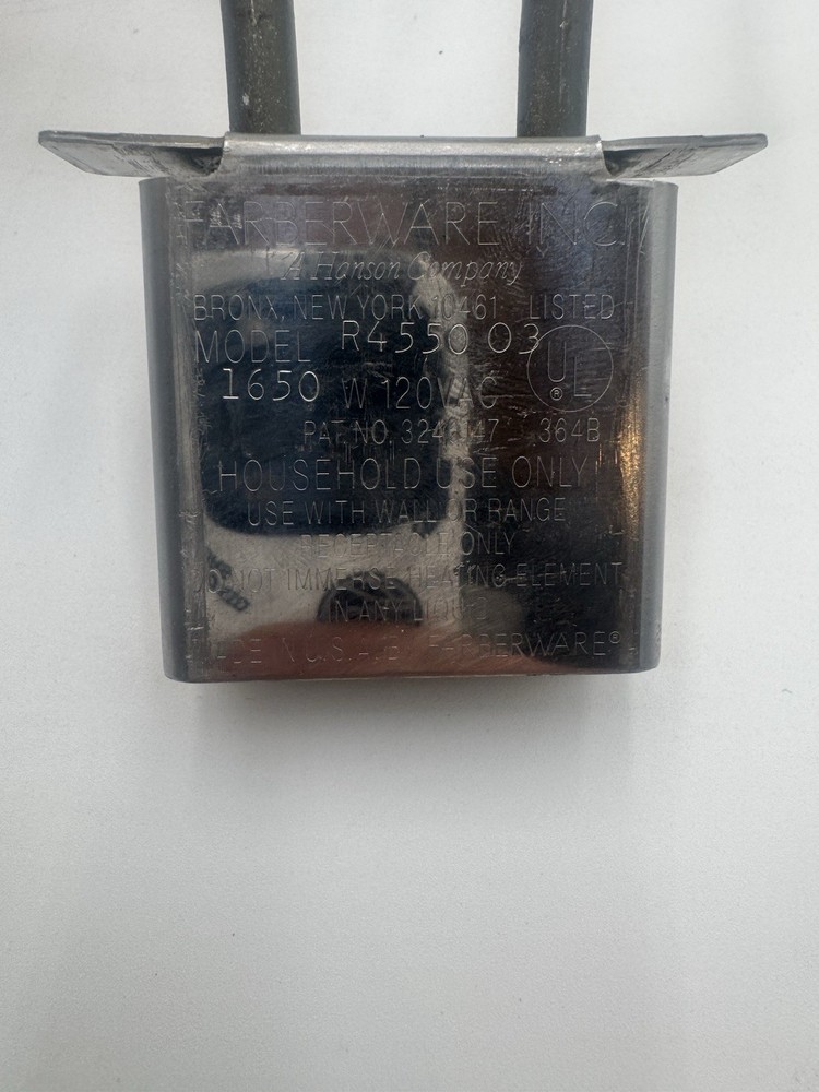 Faberware smokeless indoor Grill R4550 replacement Heating Element tested