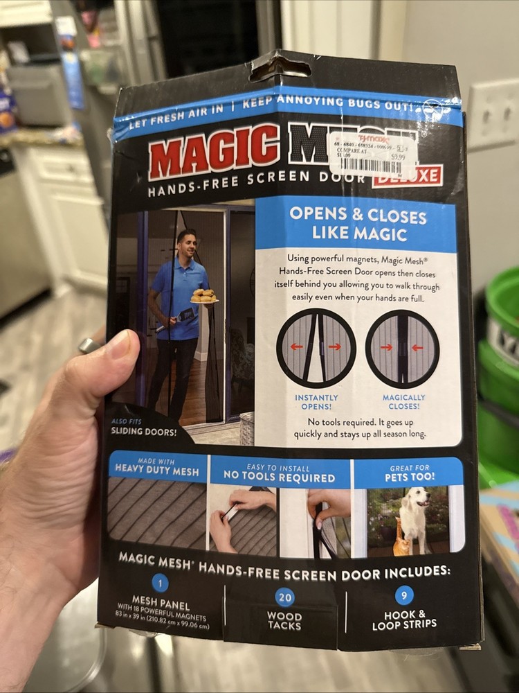 Magic Mesh Hands Free Screen Door
