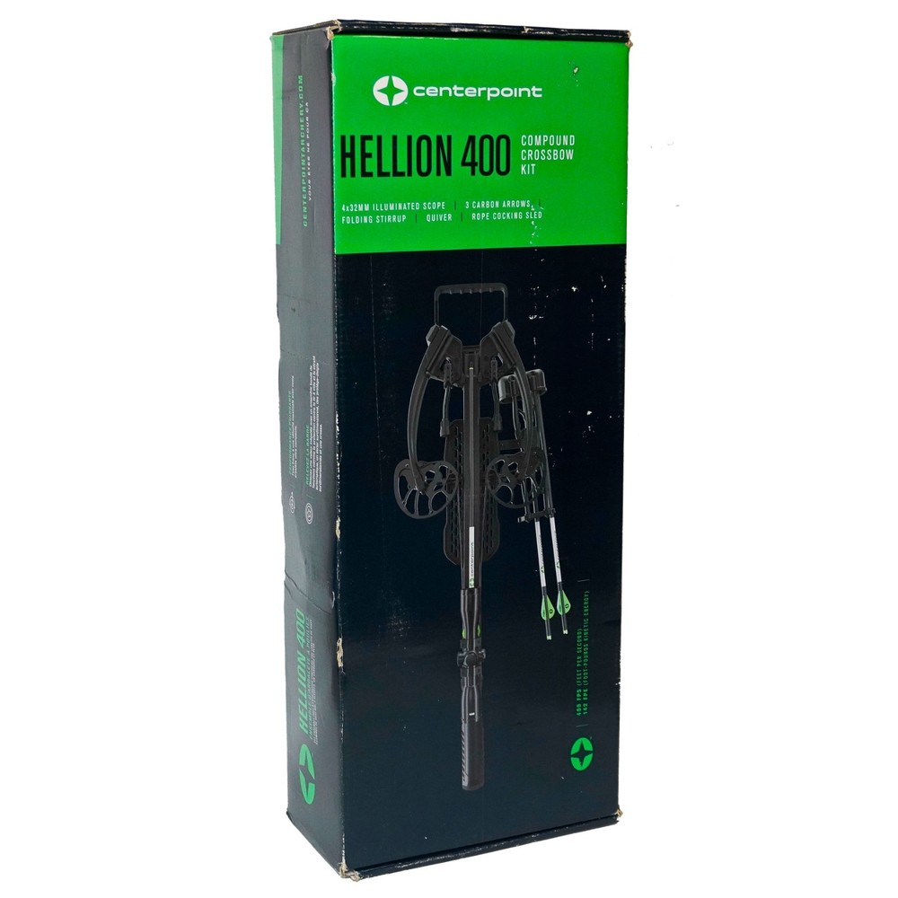 CenterPoint Hellion 400 Compound Crossbow Kit - Open Box -A