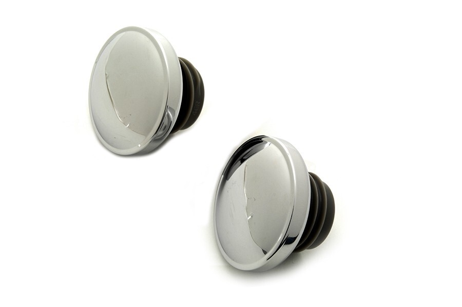 Ratcheting Style Gas Cap Set Vented and Non-Vented for Harley Evolution 1996-99