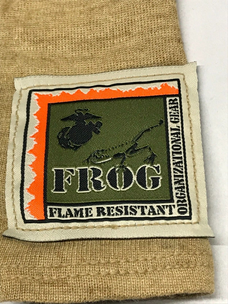 FROG Balaclava Protective Face Shield FR Tan Small / Medium NOS w/ Discoloration