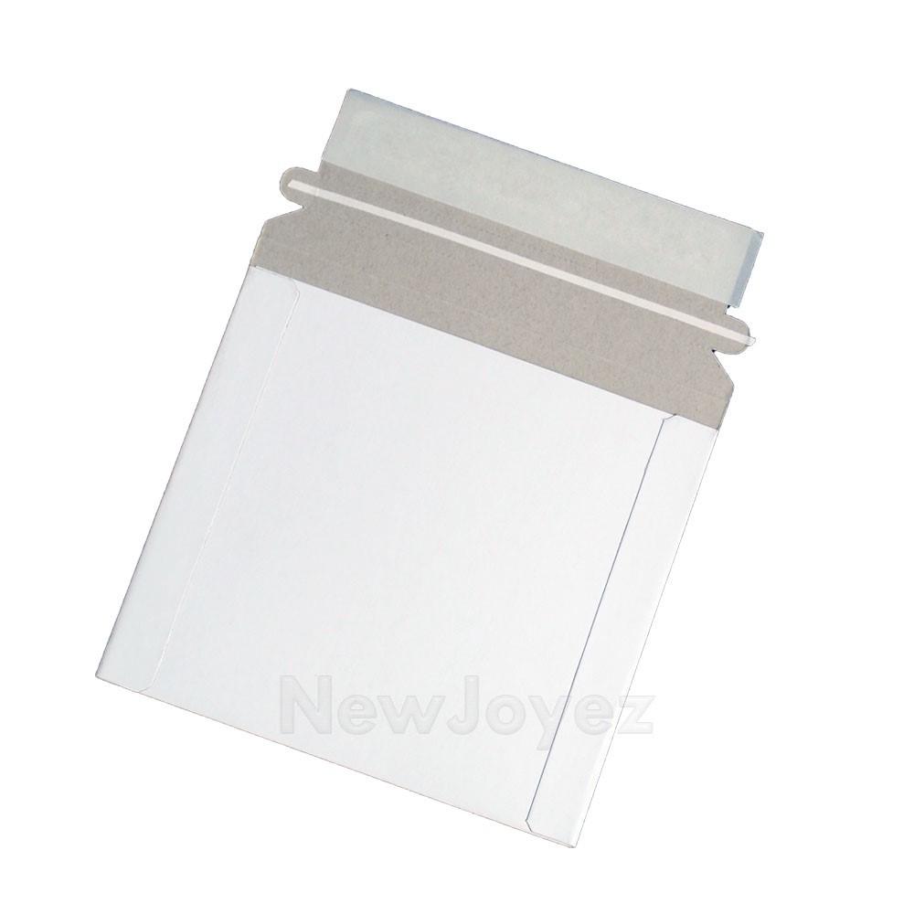 100 Rigid 6 3/8x6 CD DVD Disc Mailer Envelope Stay Flat