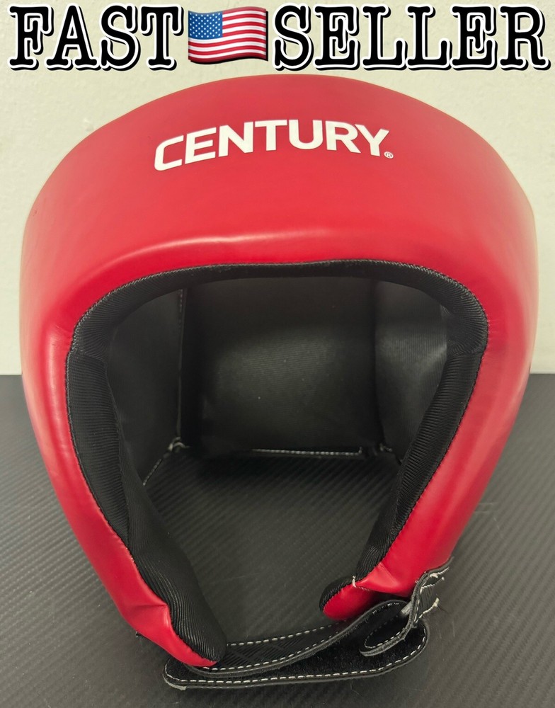 Century Brave Open-Faced Headgear Advanced Foam Core, Small/Medium - Red