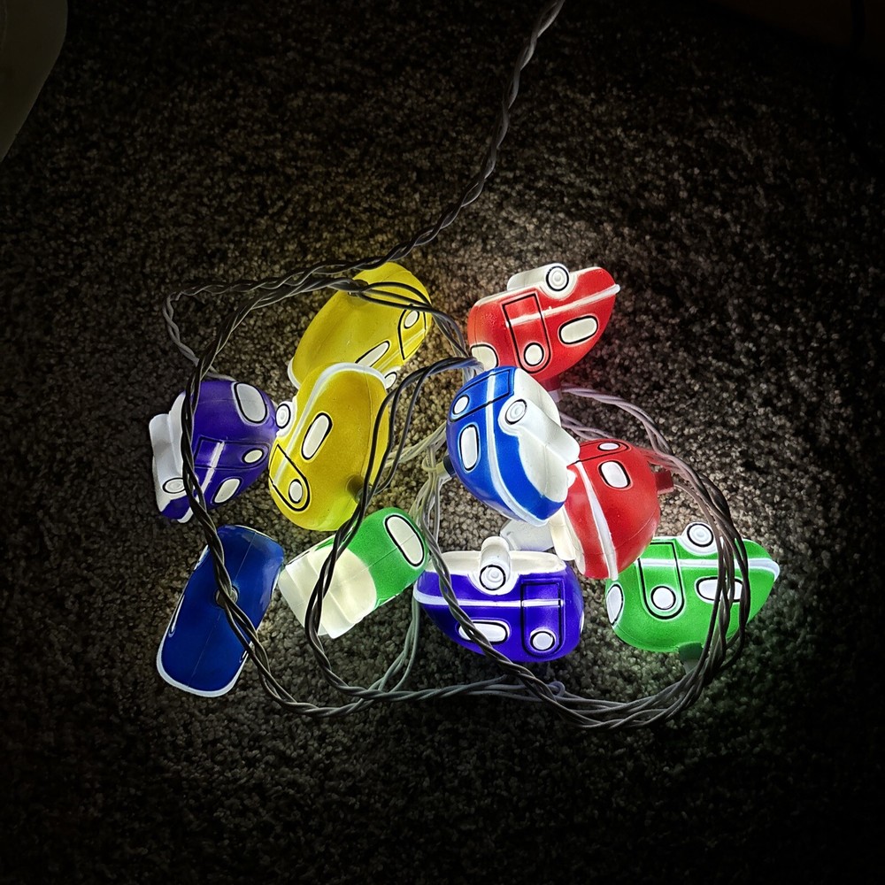 Camper RV Party Lights Decorative and Multi-Color 8 ft Long - LED String Lights