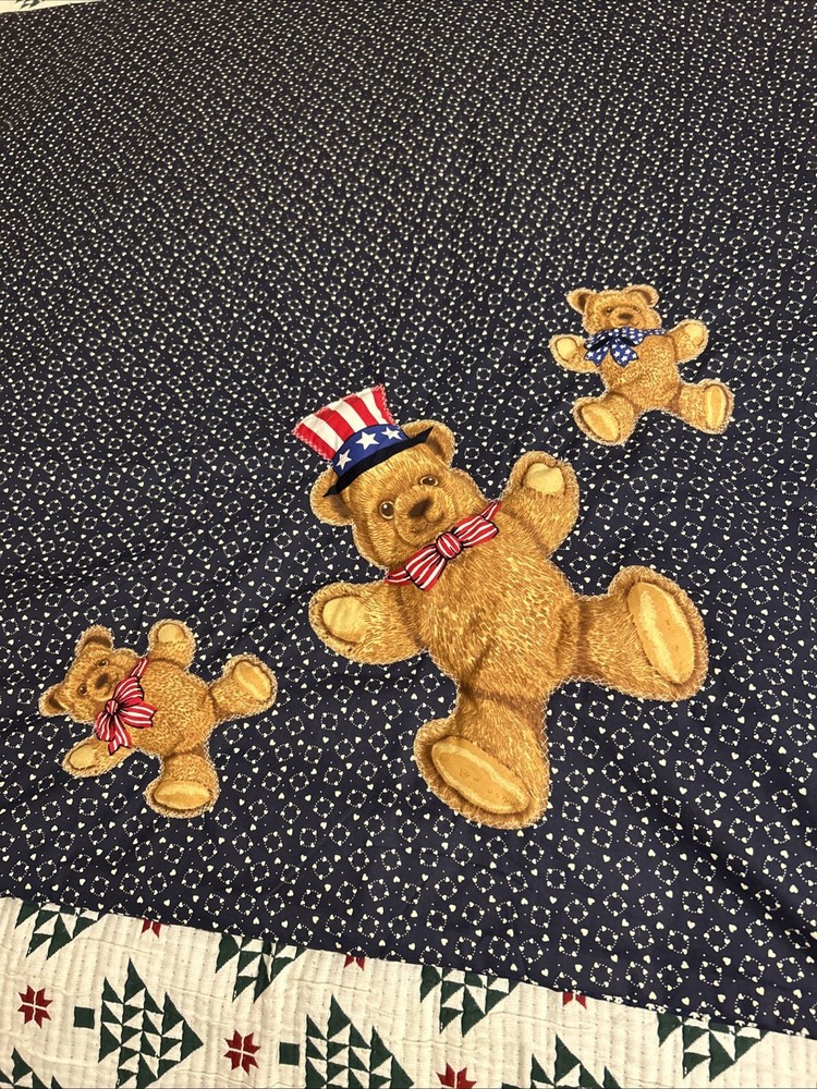 Handmade Baby Blankets Teddy Bear Theme