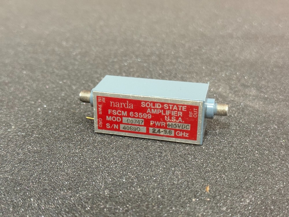 Narda Model 60747 Soild State Amplifier
