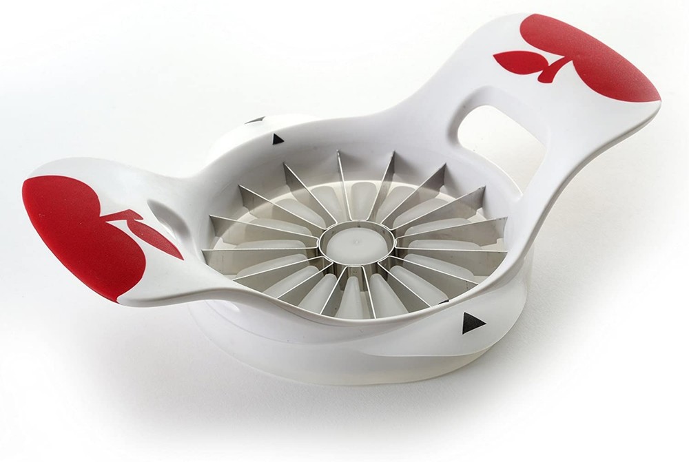 Norpro Grip-EZ Fruit Wedger with Push Plate, 16 Sections