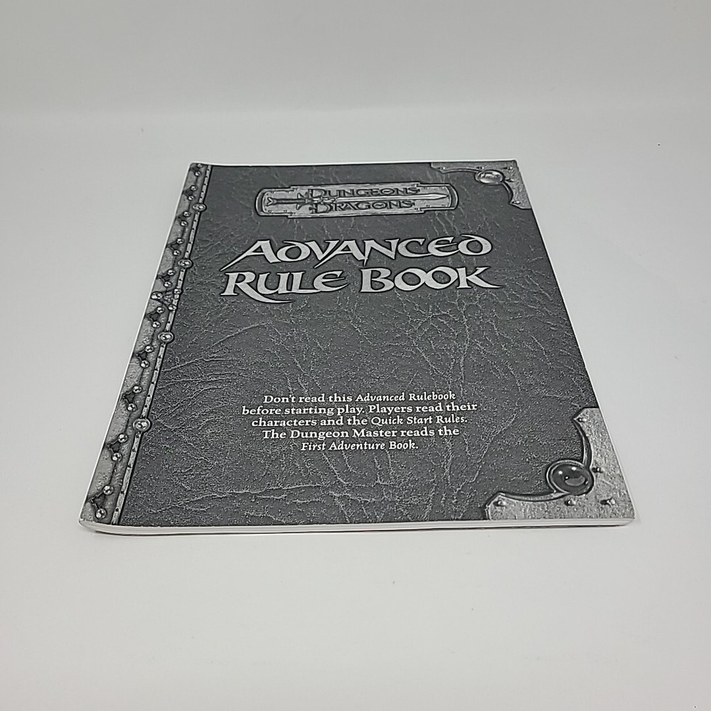 Dungeons & Dragons Advanced Rule Book Replacement Parts 2004 RPG Wizards