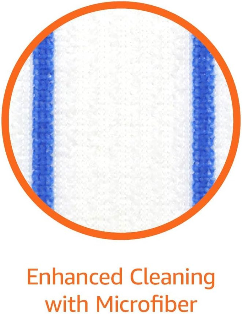 Amazon Basics Heavy Duty Disposable Floor Cleaning Mopping Pads with Absorbent