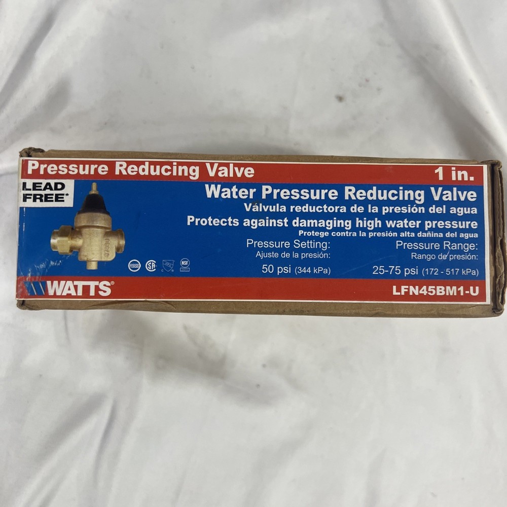 Watts 1-in. MNPT Copper Pressure Reducing Valve