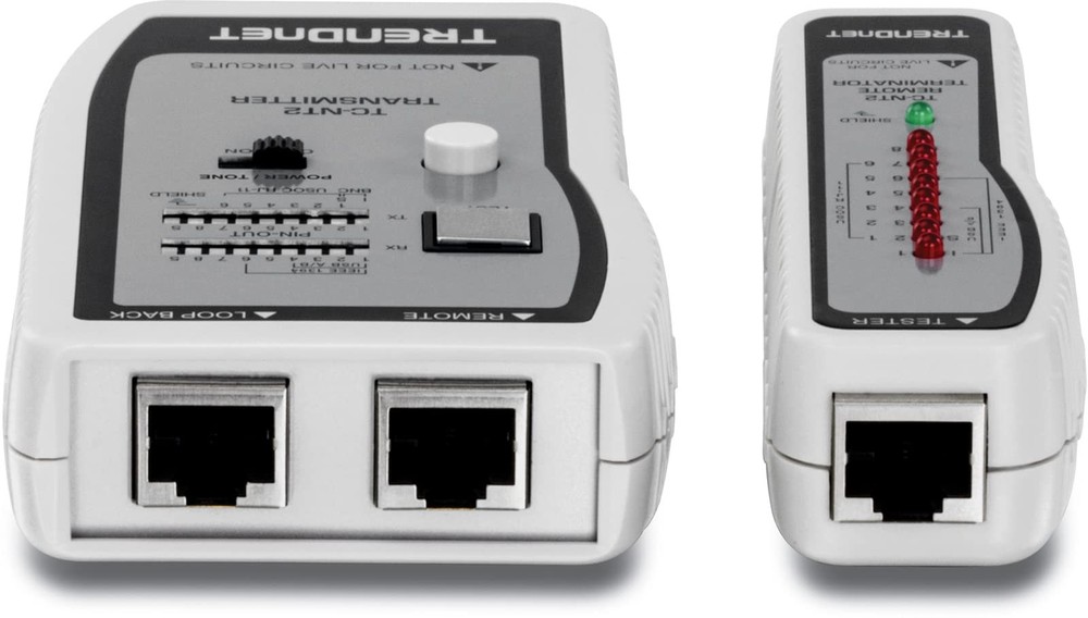 TRENDnet Network Cable Tester, Tests Ethernet, USB Cable, Multicolor