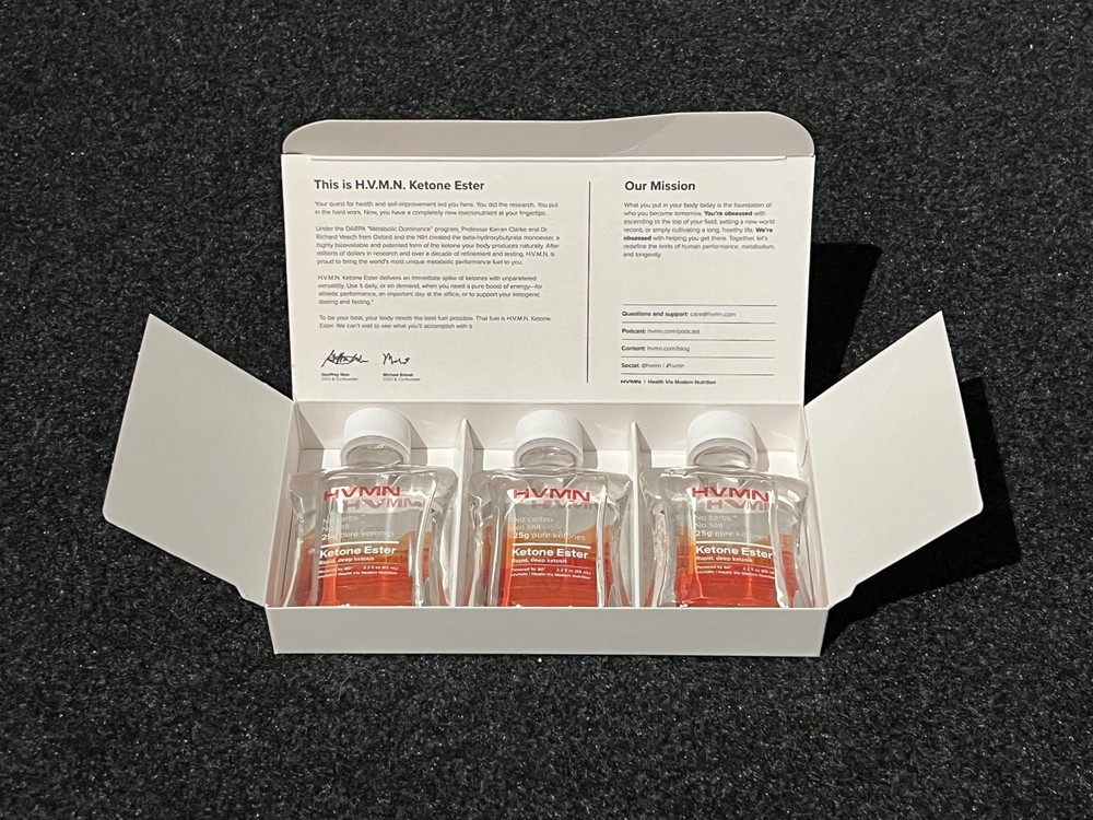 HVMN Ketone w/ DeltaG (2019) NOS 3-Pack
