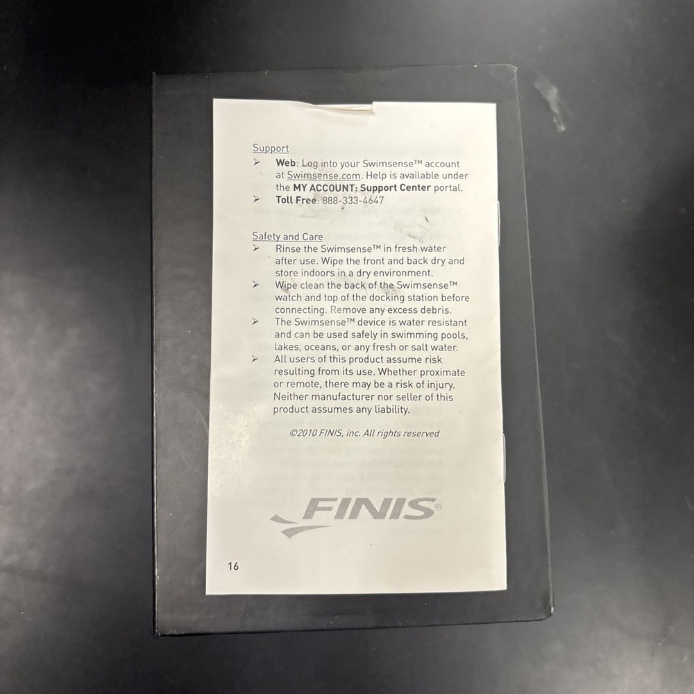 Finis Swimsense tranning watch EUC