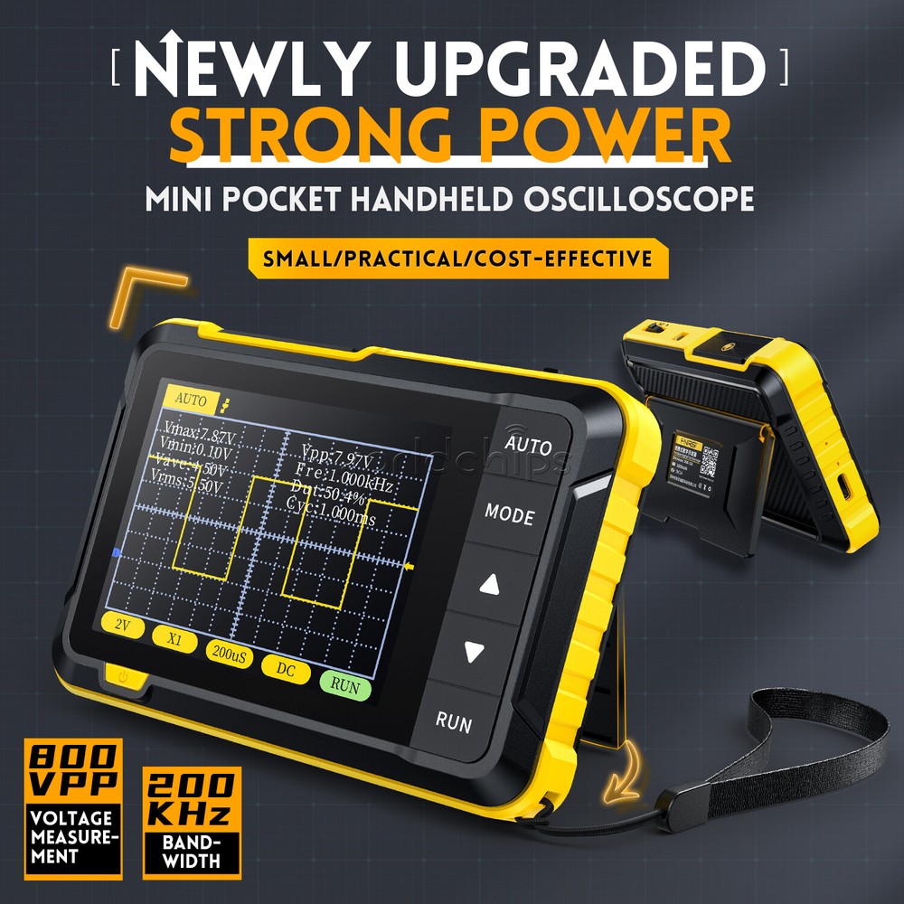 FNIRSI DSO152 Handheld Small Oscilloscope Type C Portable Digital Oscilloscope