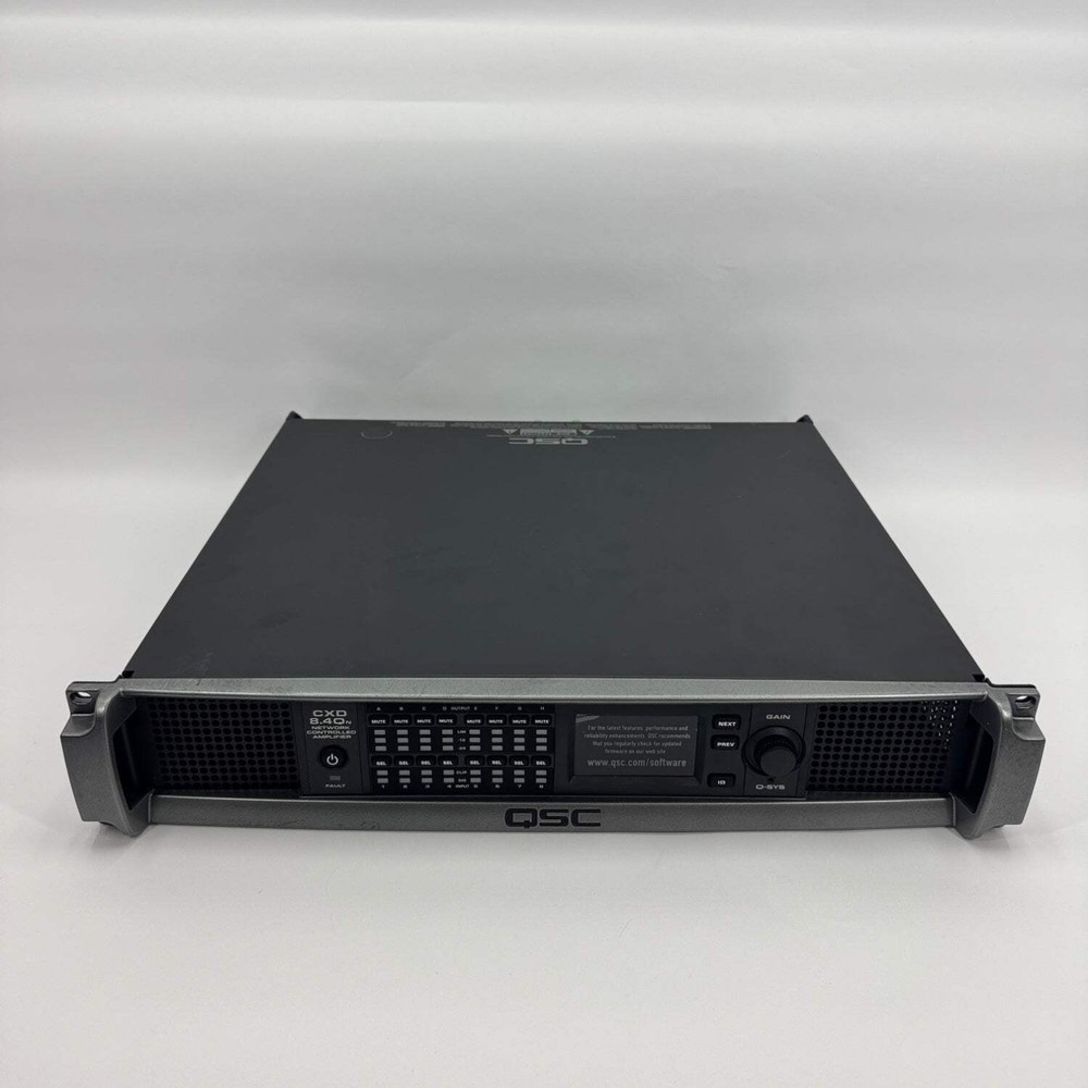 QSC Network Controller Amplifier CXD8.4QN