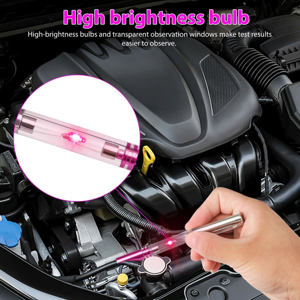 12V Aluminum Vehicle Spark Tester Lgnition System Coil Engine Diagnostic Testing