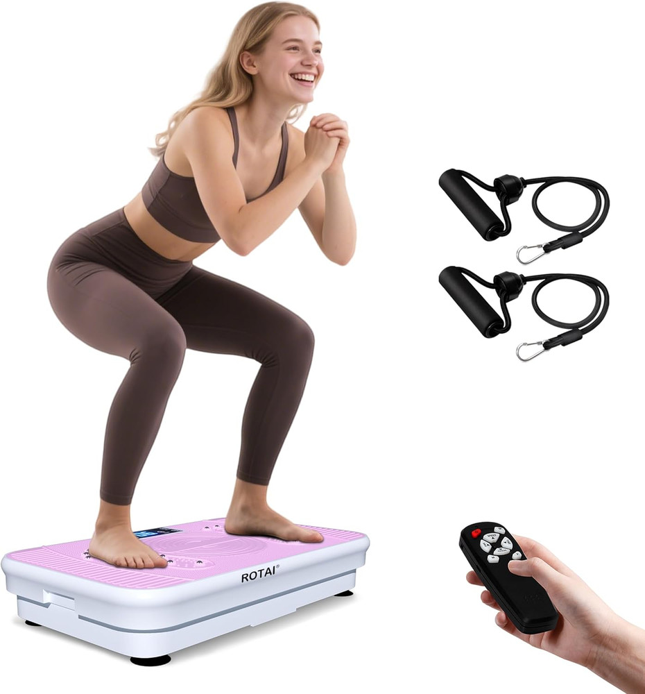 Shake Plate Vibration Exercise Machine for Lymphatic Drainage Massager & Weight
