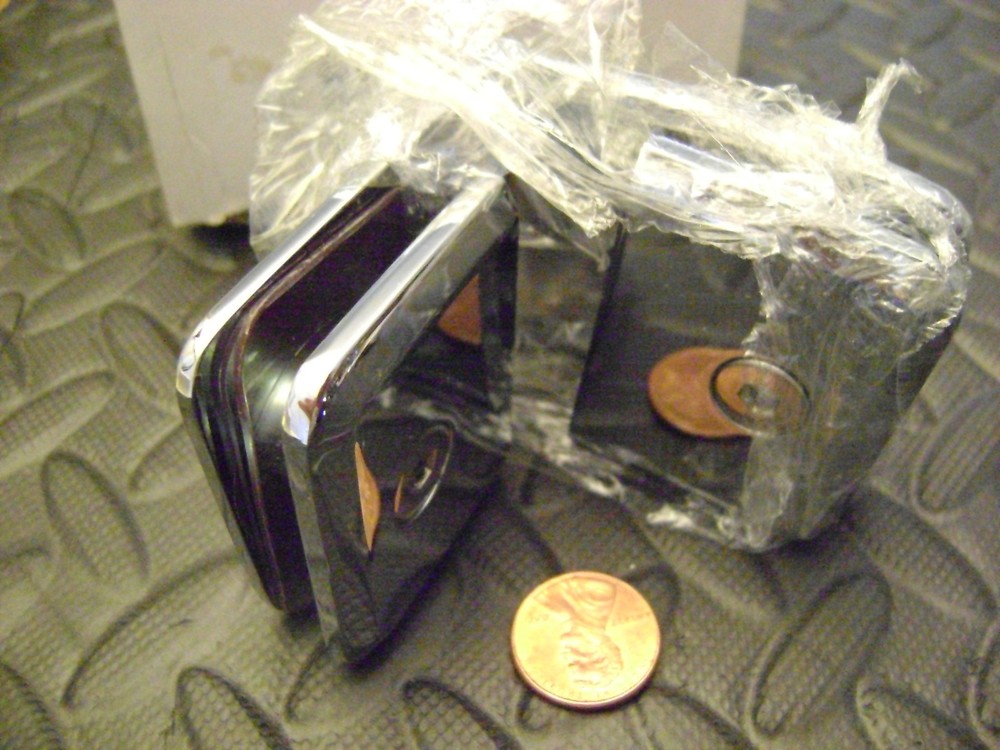 Glass Clips 90 degree Solid Brass Polished Chrome Finish
