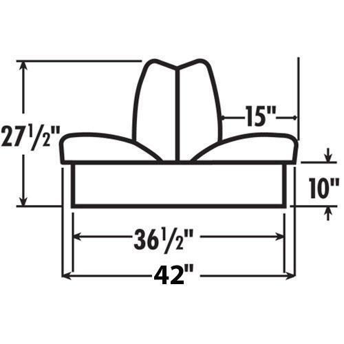 DeckMate Premium Back To Back Boat Seat - Multiple colors available