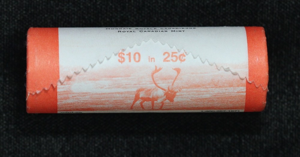 2005 Canada 25 Cent Original RCM Wrapped Roll 39NE