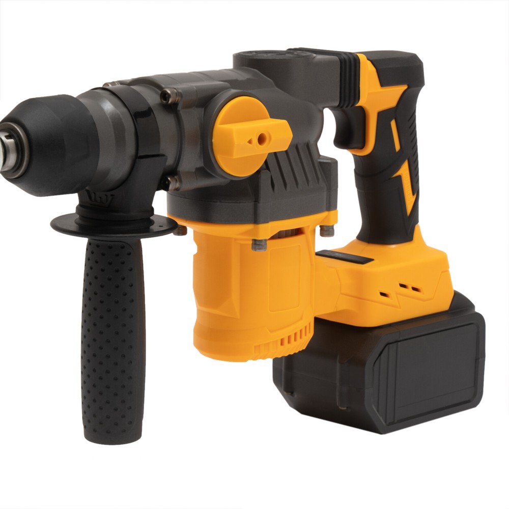 21V SDS Plus Post Hole Digger Cordless Earth Auger Rotary Hammer Drill 80cm Bit