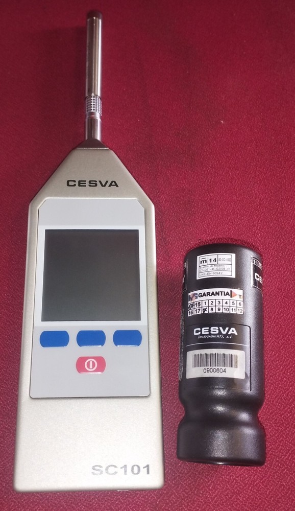 Cesva SC-101 Decibel Meter With Calibrator Acoustic CB006