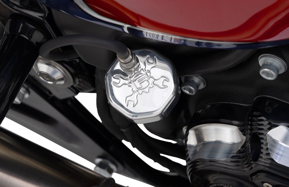 FEULING PARTS 3085 Vented Dipstick - Polished - M8 Softail